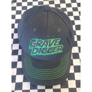 MONSTER JAM GRAVE DIGGER SNAPBACK HAT 🔥🧢